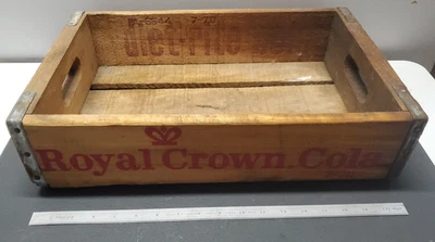 RC Royal Crown Cola Wooden Soda Bottle Nehi Carrier Crate Chicago Illinois - Image 1 of 4