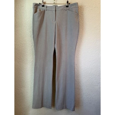 Express Editor Pants Light Grey Bootcut Career Trousers Women Size 10R - Image 1 of 4