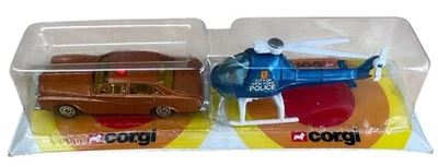 Vintage 1979 Corgi No. 2527 Kojak's Buick Regal Diecast Car & Helicopter 2 Pack - Image 1 of 4