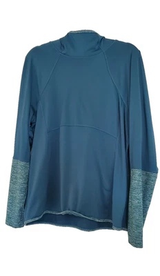 Sudadera con capucha Avia Scuba forrada de lana verde azulado pulóver para mujer XL 16/18 ropa deportiva Foto 1 de 3