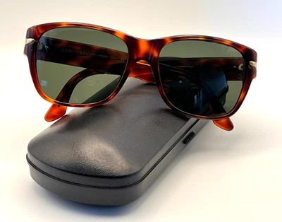 Vintage Giorgio Armani 831 050 Tortoise Sunglasses Made in Italy – 1990s Classic - Image 1 of 4