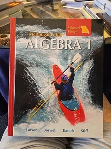 McDougal Littell Algebra 1: Student Edition 2008 (Hdbk, 2008) Missouri Edition - Imagen 1 de 4