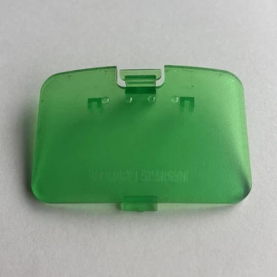 OEM Expansion Pak Cover Lid Door Nintendo 64 N64 Clear Jungle Green Funtastic - Image 1 of 4