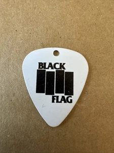 Black Flag Guitar Pick Necklace (pick Only) - Picture 1 of 2
