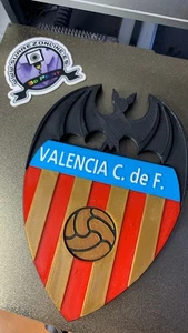 ESCUDO VALENCIA CF en 3D - Imagen 1 de 4
