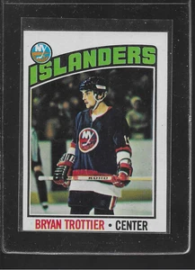 1976-77 TOPPS HOCKEY BRYAN TROTTIER ROOKIE CARD # 115 NICE CARD - Picture 1 of 2