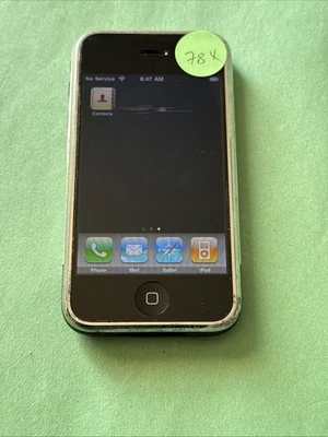 Apple iPhone 1st Generation - 8GB- Black - A1203 (GSM) - Image 1 of 4