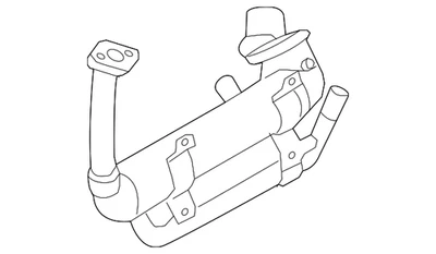 Refrigerador original Volkswagen 038-131-512-J Foto 1 de 2