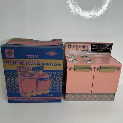 VINTAGE WOLVERINE NO. 193 JUGUETE ROSA GAMA FRIGIDAIRE - NUEVO EN CAJA Foto 1 de 4