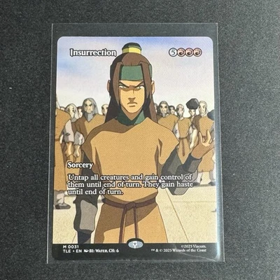 MTG - Insurrection (Borderless) - Avatar: The Last Airbender NM/M Condition - Image 1 of 2