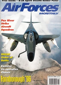 2afm9610/ Luftfahrtzeitschrift - KEY - Air Forces Monthly - Oktober 1996 - TOPP - Bild 1 von 1