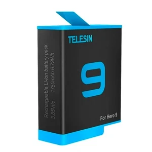Telesin Rechargeable Battery For GoPro Hero12, Hero11,Hero10,Hero9 Battery - Picture 1 of 2
