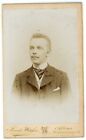 Antique CDV Circa 1870&#39;S Dashing Man With Mustache in Suit Wager Altona Germany