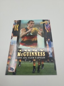 1995 Select AFL Series 2 Club Captains Card CC1 Tony McGuinness (Adelaide)