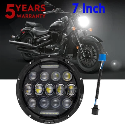 Светодиодная фара с дневным ходом для мотоцикла SUZUKI SV650 7 дюймов прожектор высокая/низкая - Изображение 1 из 4