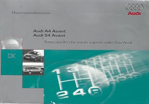 AUDI A4 AVANT /  S4 AVANT 8D Uso e manutenzione 1997  Handbuch BA - Picture 1 of 1