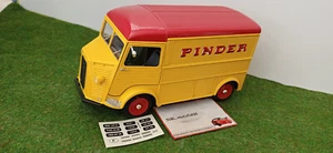CITROËN HY PINDER type H 1962 jaune/rouge 1/21 no 1/18 SOLIDO voiture miniature - Imagen 1 de 8