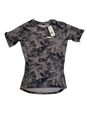 adidas Training T Shirt Mens XL Compression TechFit AeroReady Shadow Navy - Imagem 1 de 3