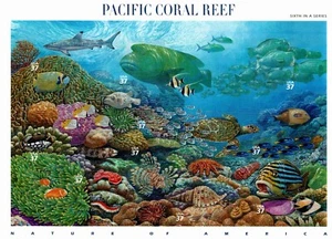 USA 2004 PACIFIC CORAL REEF SIXTH IN SERIES TEN STAMPS SOUVENIR SHEET MNH - Picture 1 of 12
