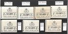 K1-K3a 1/- GPO Booklets - full K series set of 7 Booklets UNMOUNTED MINT