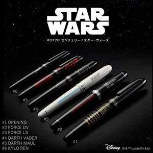 PLATINUM Fountain Pen #3776 Century STAR WARS Nib F PNB-33000SW FedEx - Picture 1 of 42