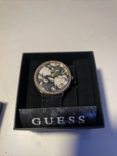 womenâs guess watch gold and black