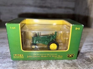 1/64 Scale John Deere A With Man Narrow Front Tractor Die-Cast Ertl - Picture 1 of 8