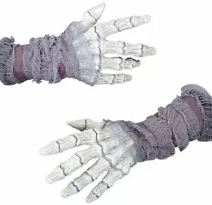 Guantes Esqueleto Adulto Hueso Manos Disfraz Halloween - Imagen 1 de 1