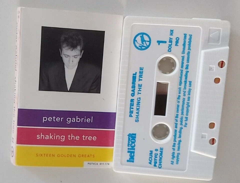 PETER GABRIEL shaking the tree RARE ISRAELI cassette - Image 1 of 1