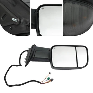 Espejo retrovisor eléctrico térmico para Ram 2500 3500 2019-2021 con punto ciego lado izquierdo - Imagen 1 de 16