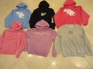 Mixed lot of (6) Hoodie Sweatshirt Women's Pullover Logo, Nike, Adidas, Billie E - Picture 1 of 9