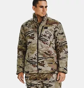 Under Armour Timber Hunting Jacket Ridge Reaper Barren Camo Extreme Season Sz M - Picture 1 of 11