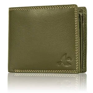 Brand New Hornbull Stella Olive Green Genuine Leather Rfid Blocking Wallet - Picture 1 of 6