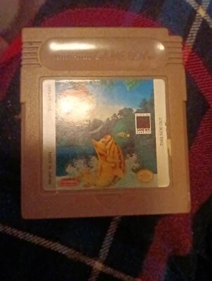 Black Bass Lure Fishing Nintendo Game Boy Color, 1999 Authentic Cart.  UNTESTED - Image 1 of 3