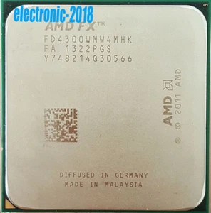 AMD fx-4300 CPU processor fx4300 3.8ghz 4 Core 4mb 95w interface am3+ fx 43000 - Picture 1 of 1