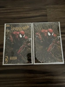 Juego SpiderMan 1 facsímil Clayton Crain comercio de oro/virgen - Imagen 1 de 2