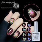 Cat Eye Nail Polish Glue  Fireworks Double-light Magnetic Varnish New Fashion >