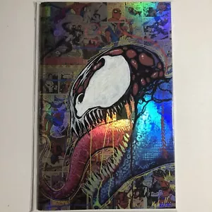 Venom Comic Book Foil COA handsigniert von Kyle Willis Limited Edition 22/40 - Bild 1 von 7