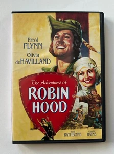 THE ADVENTURES OF ROBIN HOOD (1938) Errol Flynn/Olivia de Havilland | 2010 DVD - Foto 1 di 3