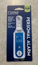 Lewis N. Clark Personal Alarm Travel Door Portable Home Security System Blue