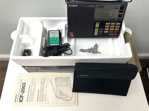 SONY FM/LW/MW/SW/SSB Receiver Model No ICF-2003 W/Accessories, Excellent. - Zdjęcie 1 z 11