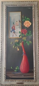Alfano Dardari Original Surreal Painting On Canvas Signed Framed Still Life Art - Picture 1 of 17