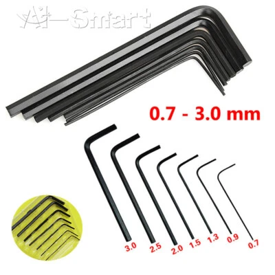 7pcs/1 Set 0.7mm-3mm Mini Hexagon Hex Allen Key Set Wrench Screwdriver Kit - Image 1 of 4