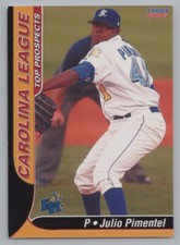 Julio Pimentel 2007 Choice Carolina League Top Prospects Minor League 