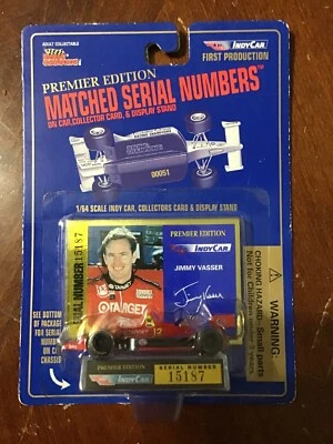1995 Racing Champions Jimmy Vasser #12 Target Indy Car 1/64 Limited Diecast - Image 1 of 3