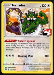 Pokemon Sword & Shield Brilliant Stars Prize Pack 126/172 Tornadus - Picture 1 of 2