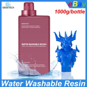 Geeetech Water Washable Resin 405nm UVCuring Resin 1kg Blue for Resin 3D Printer - Picture 1 of 10