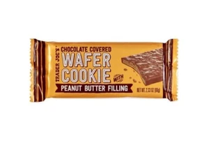 Chocolate Covered Wafer Cookie with Peanut Butter by Trader Joe's-Pack of 4 - Picture 1 of 3