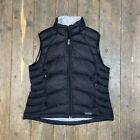 Patagonia Puffer Gilet Y2K Down Feather Outdoor Vest Coat, Black, Womens Large