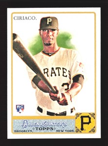 2011 Topps Allen & Ginter RC #34 Pedro Ciriaco    Pittsburgh Pirates